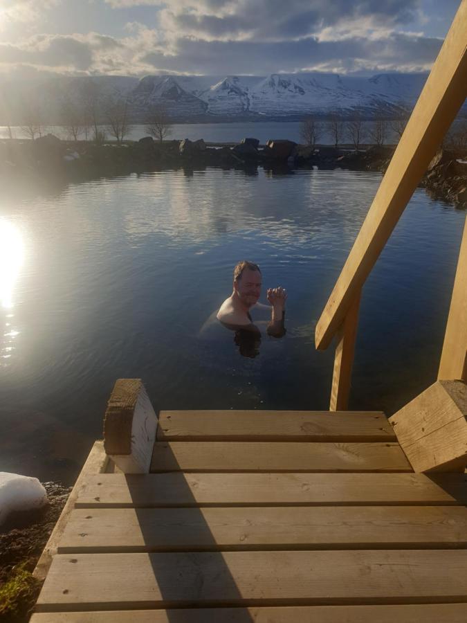 Hótel Sveinbjarnargerdi Svalbarthseyri Exterior foto