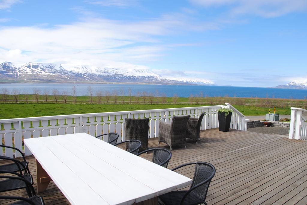 Hótel Sveinbjarnargerdi Svalbarthseyri Exterior foto